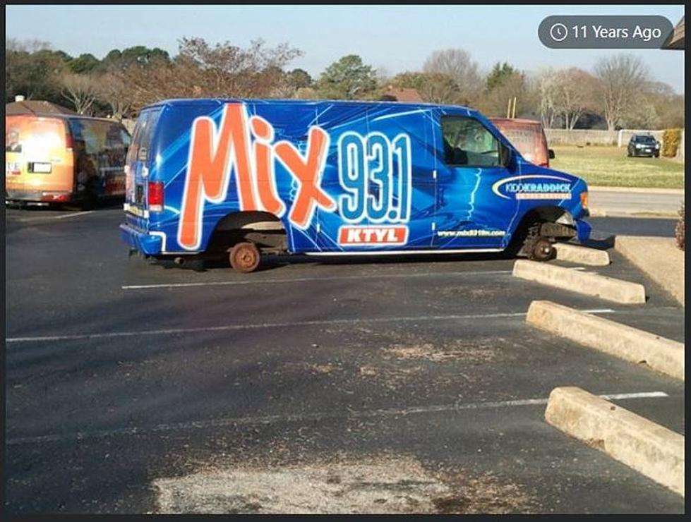 Tyler Radio Station Vans Had Wheels Stolen From Them 11 Years Ago