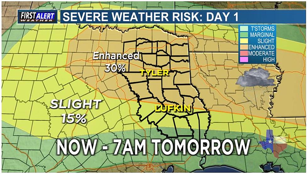 High Winds, Flash Flooding, Hail and Tornadoes Are Possible Monday Night