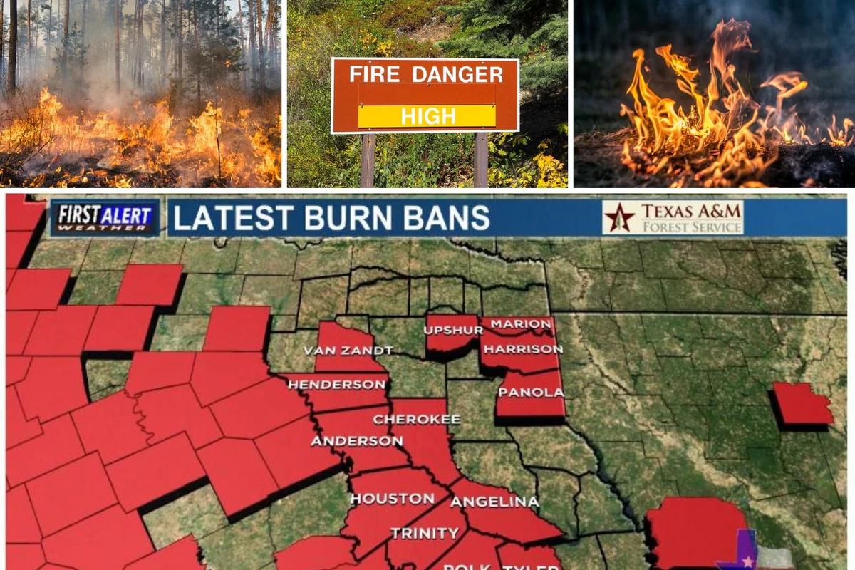 It’s Illegal to Burn Out in 8 East Texas Counties Right Now Texas News