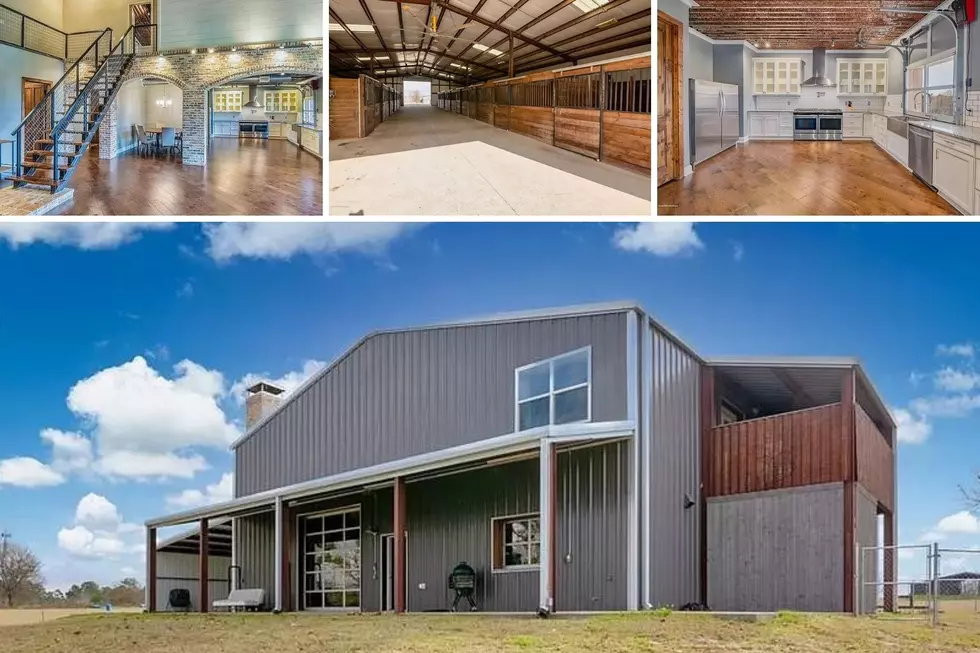 Plain Metal Building Opens Up To Beautiful 4500 Sq. Ft. Home On Equestrian Facility