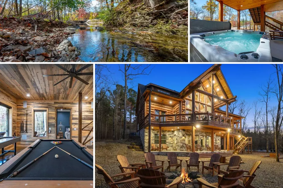 This Luxury Broken Bow Cabin Has A 4.9 Star Review + Sleeps 22
