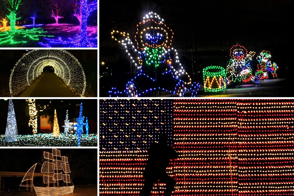 Bright Lights On Display At Texas DriveThru Christmas Light Park