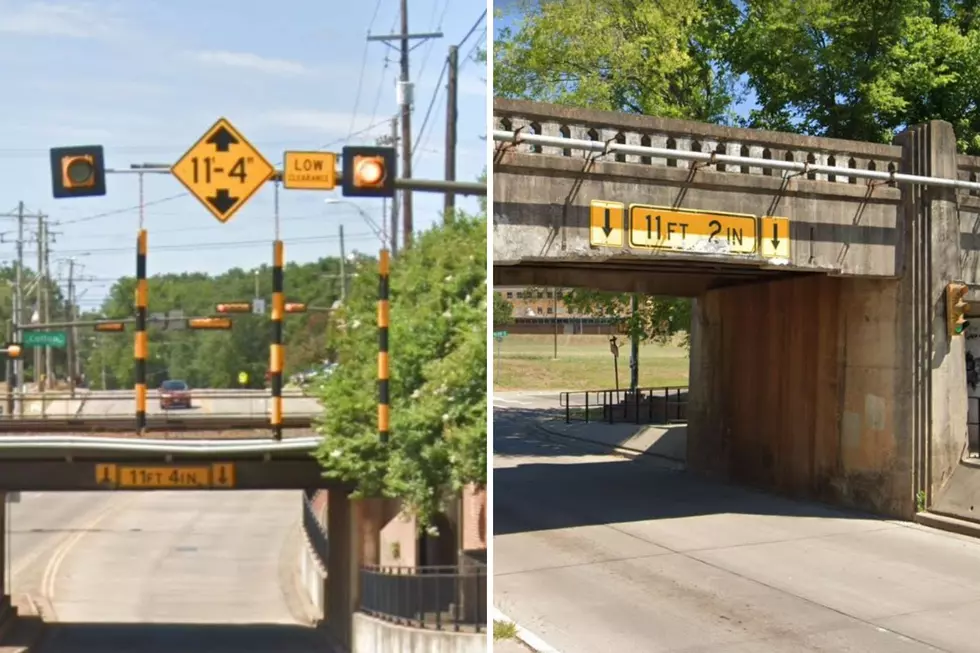 For The 3rd Time This Month A Green Street Bridge In Longview, Texas Was Hit