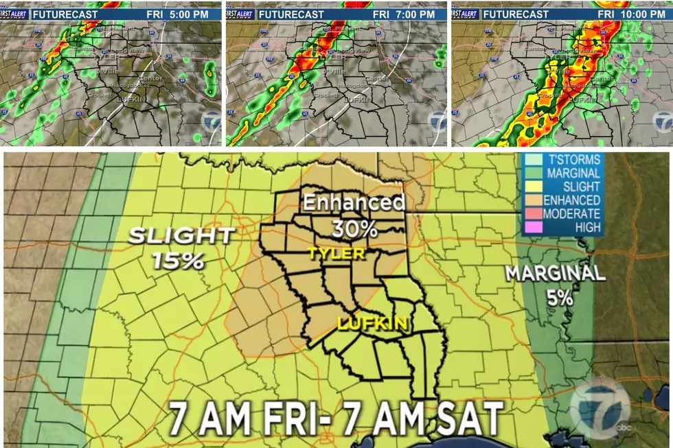 High Winds And Tornado Threat Increases Friday In East Texas