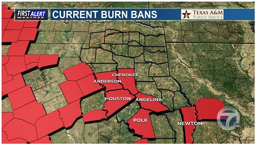 Can’t Burn, Burn Bans Are In Effect For These East Texas Counties
