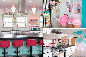 Cool Down Inside This Ice Cream Themed Rental In Waco