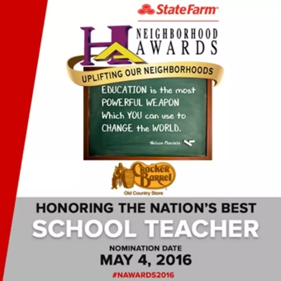 2016 State Farm Neighborhood Award Best School Teacher