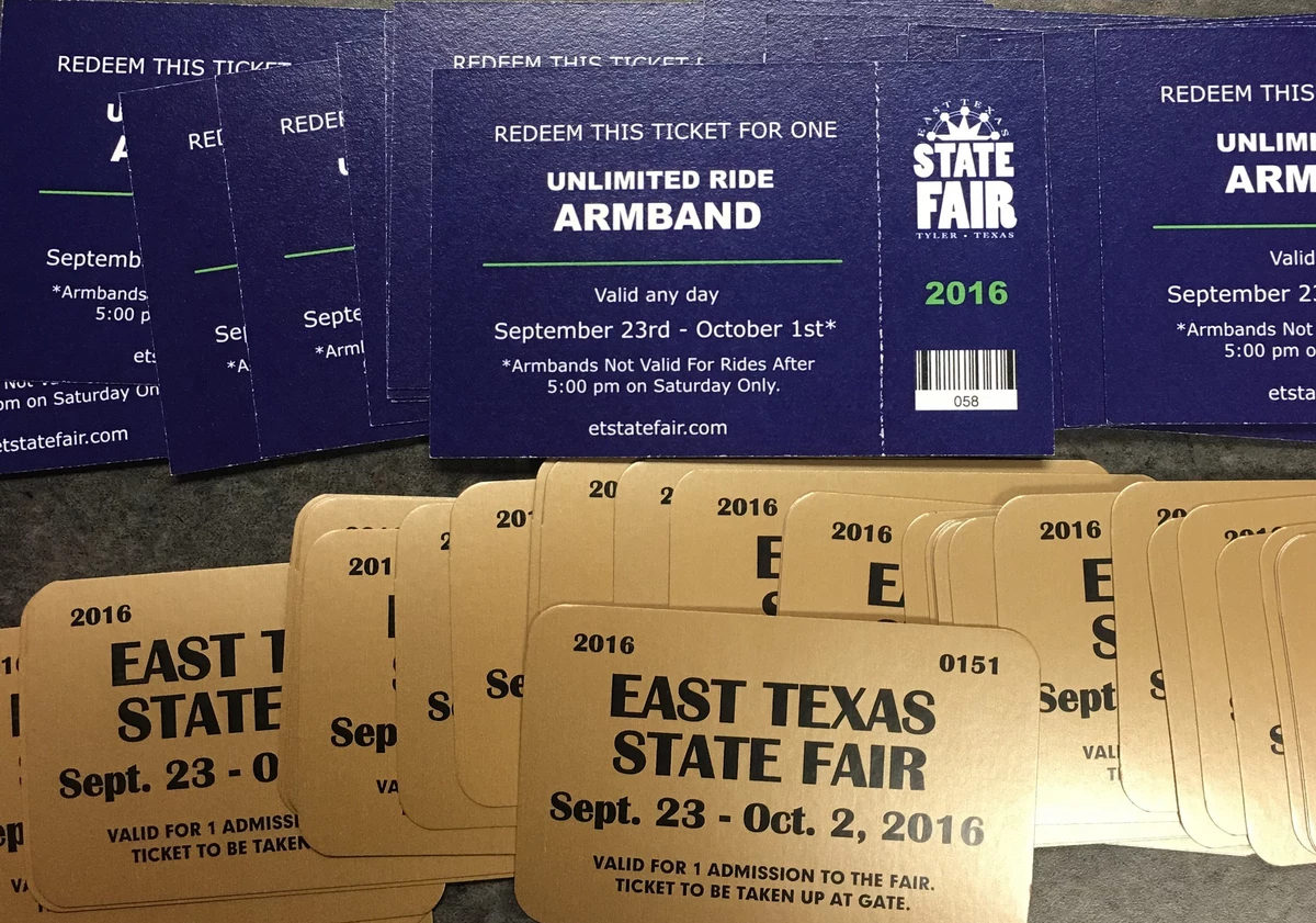 East Texas State Fair Tickets Anyone?