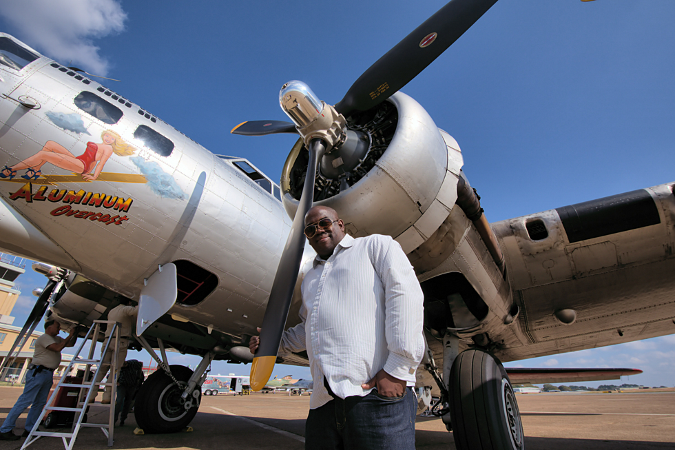 B-17 G  Flying Fortress is at Tyler Pounds Airport This Weekend