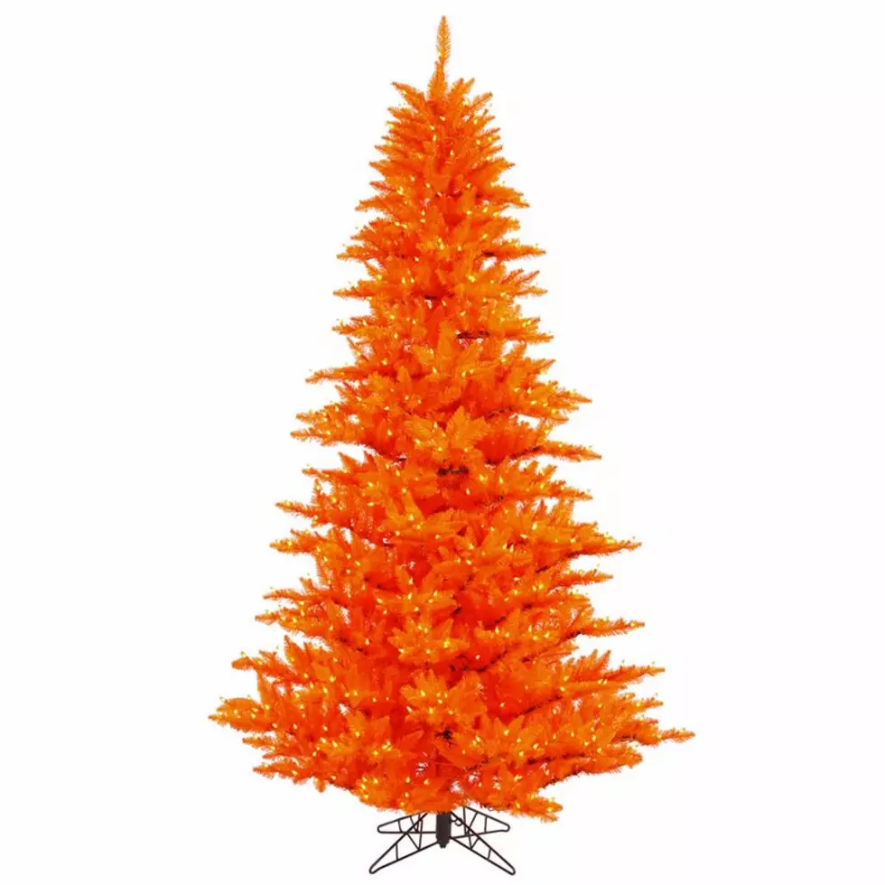 Orange Halloween Christmas Trees Might Get You Sprung
