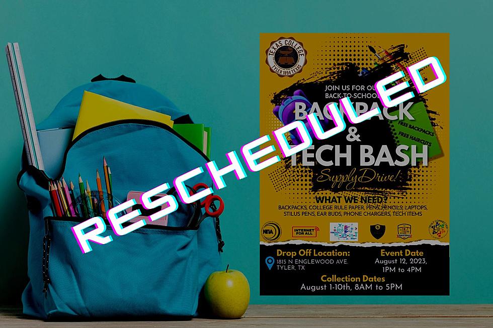 Texas College Backpack & Tech Bash Supply Drive Postponed In Tyler, TX