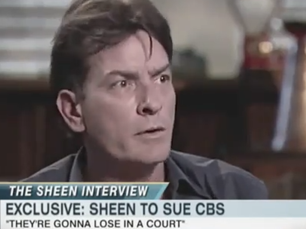 Charlie Sheen at His Best [VIDEO]