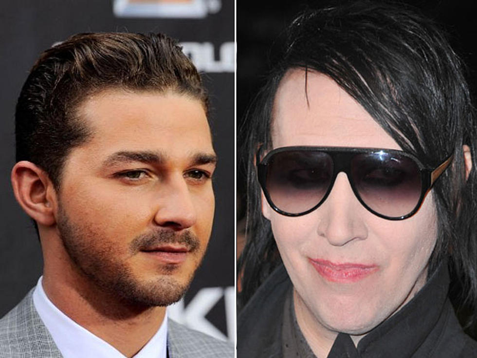 Shia LaBeouf Goes Batty on Marilyn Manson at LA Nightclub