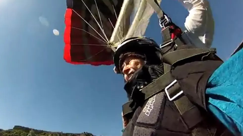 102-Year-Old Goes BASE Jumping for Her Birthday [VIDEO]