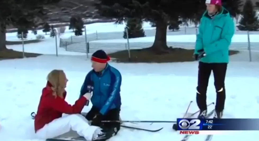Reporter Passes Out During Interview and Keeps Going [VIDEO]