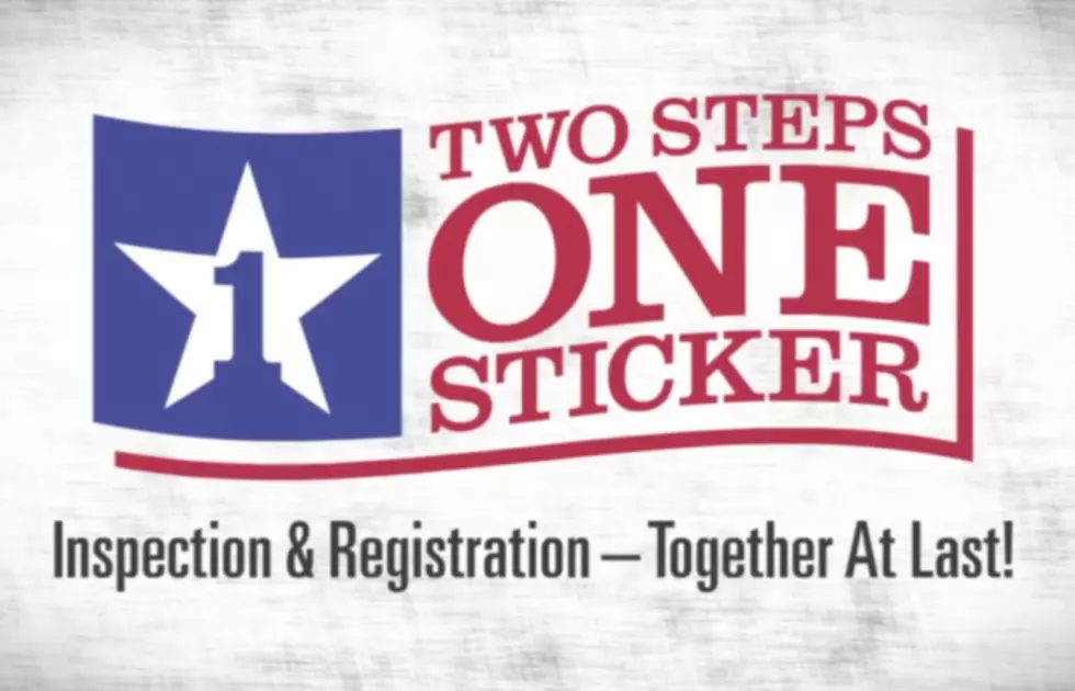 New Texas &#8216;Two Steps, One Sticker&#8217; Law Means One Sticker on Your Windshield
