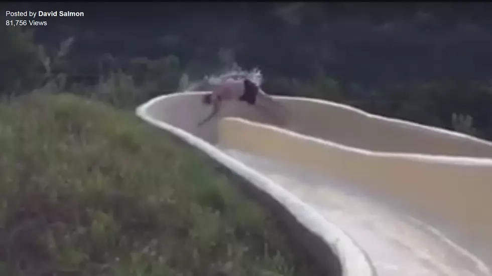 [WATCH] Dallas Guy Flies Off A Water Slide In Austin