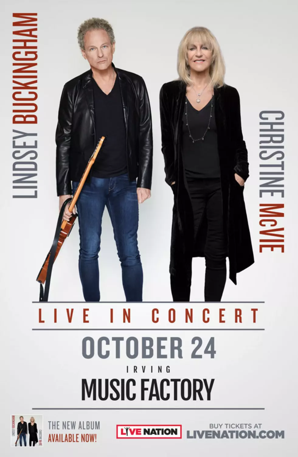 See Lindsey Buckingham &#038; Christine McVie In Dallas On Us!