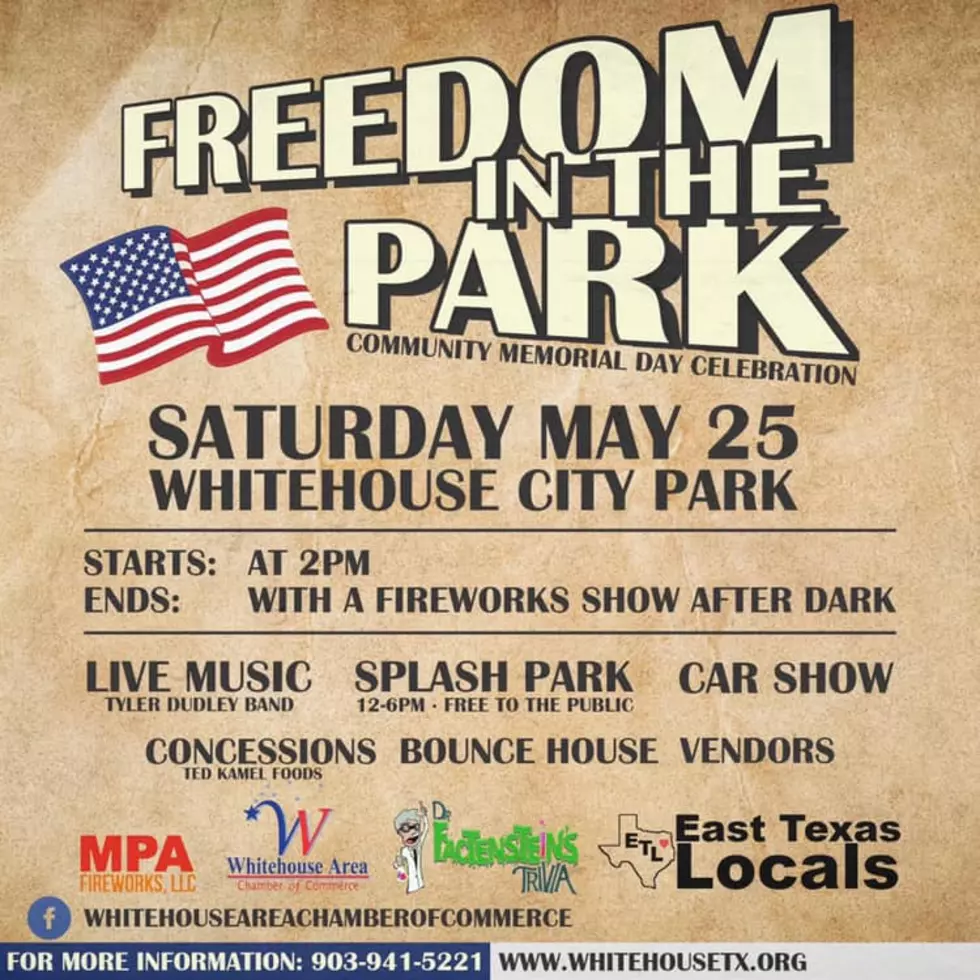 &#8216;Freedom In The Park&#8217; In Whitehouse On Memorial Day, May 25