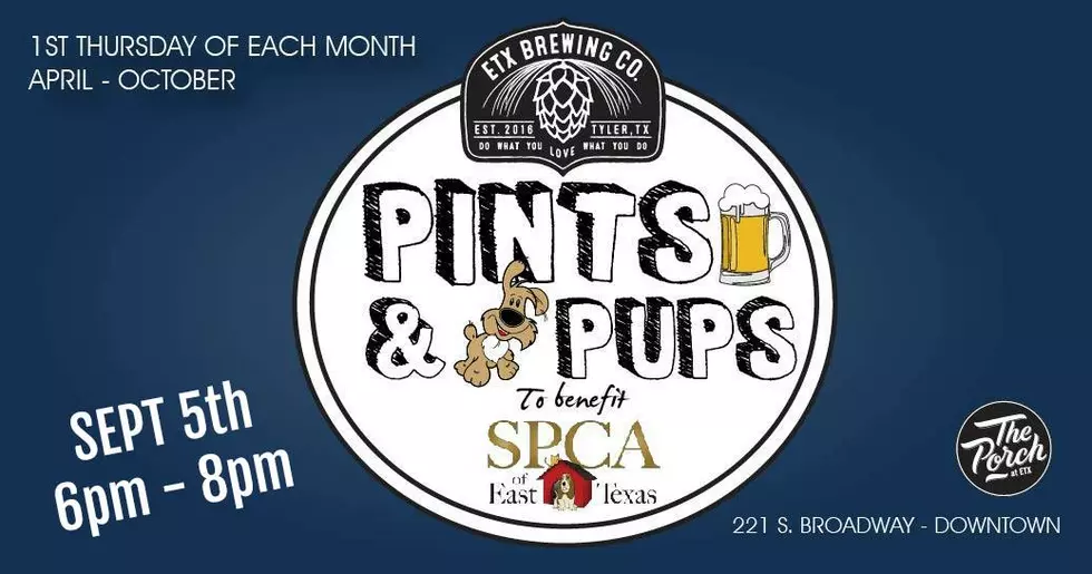 &#8216;Pints and Pups&#8217; On September 5 To Benefit SPCA Of East Texas