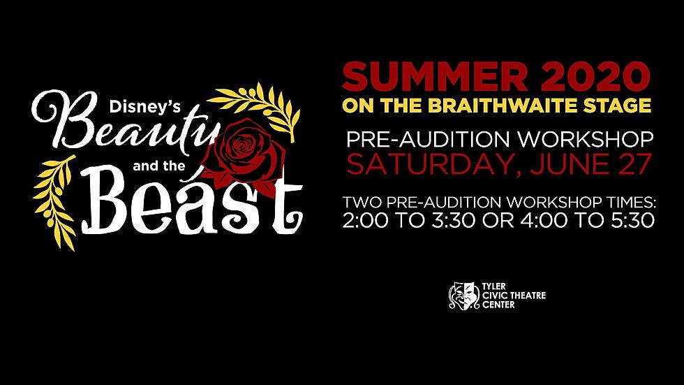 Tyler Civic Theatre Hosts &#8216;Beauty &#038; The Beast&#8217; Pre-Audition Workshops June 27