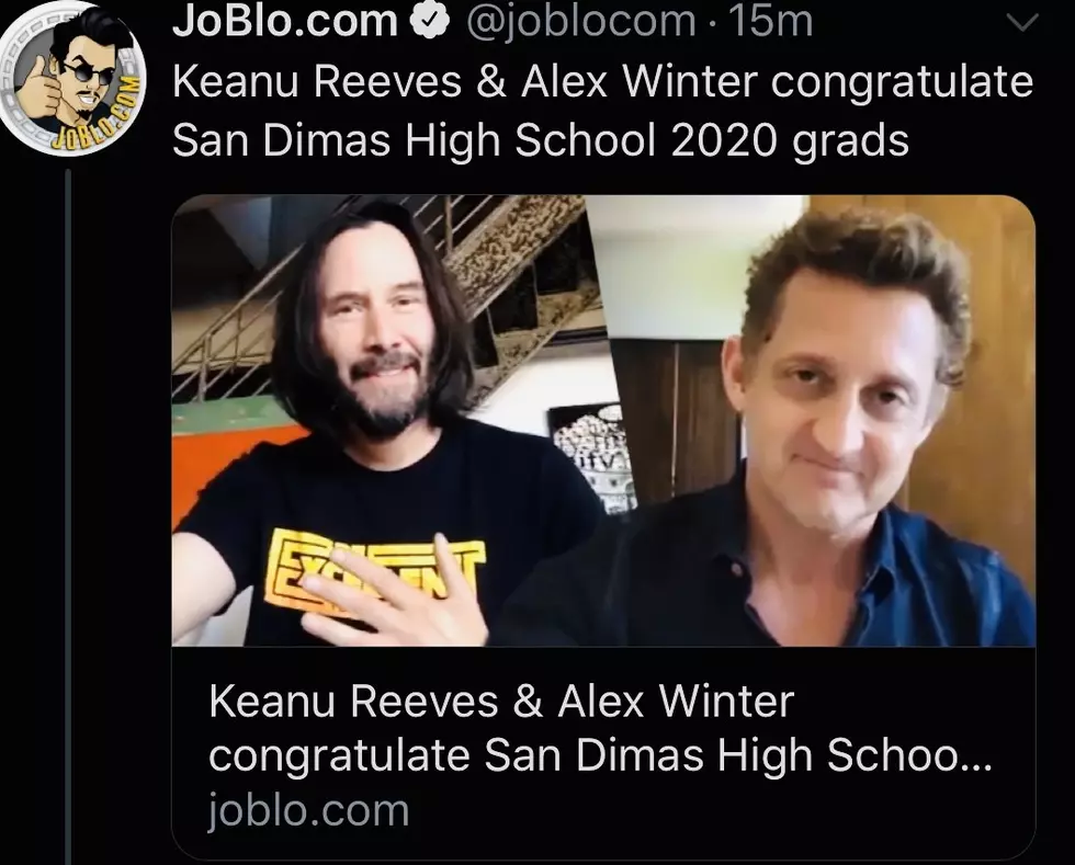 &#8216;Bill &#038; Ted&#8217; Congratulate San Dimas High School 2020 Grads [VIDEO]