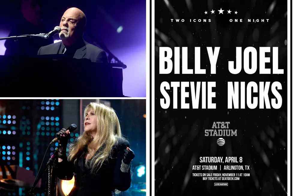 Billy Joel + Stevie Nicks Announce April Show At AT&T Stadium In Arlington, Texas