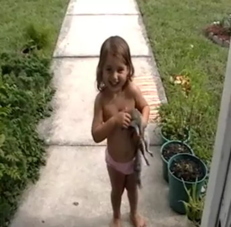 Little Girl and Plays with Her Dead Squirrel [VIDEO]