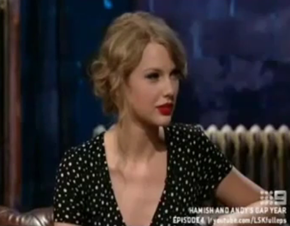 Taylor Swift Ad-Libbing a Song She Called “Chaperone Dad” [VIDEO]