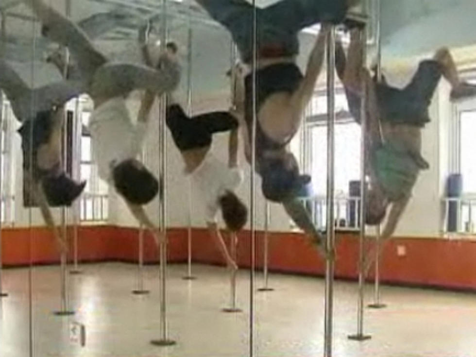 Pole Dancing for Men Gaining Popularity in China [VIDEO]