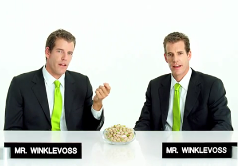 The Winklevoss Twins Love Wonderful Pistachios [VIDEO]