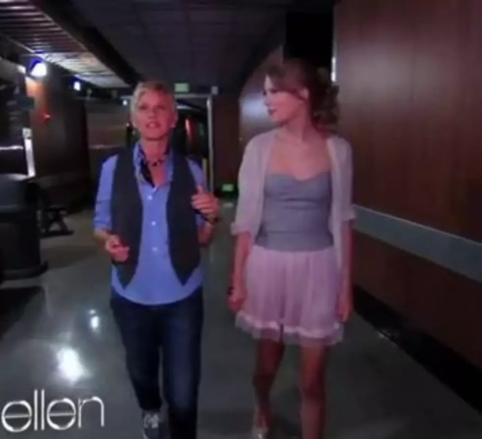 Ellen & Taylor Swift Hanging Out [VIDEO]