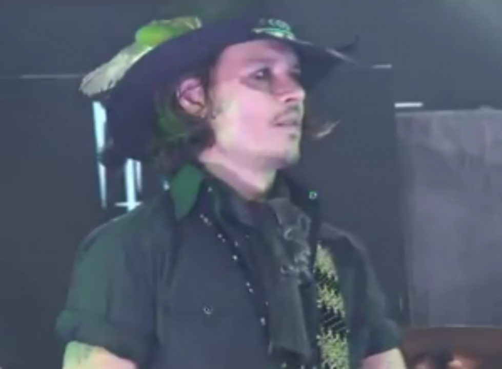 Johnny Depp Rocks Takes the Stage With Marilyn Manson in L.A. [VIDEO]