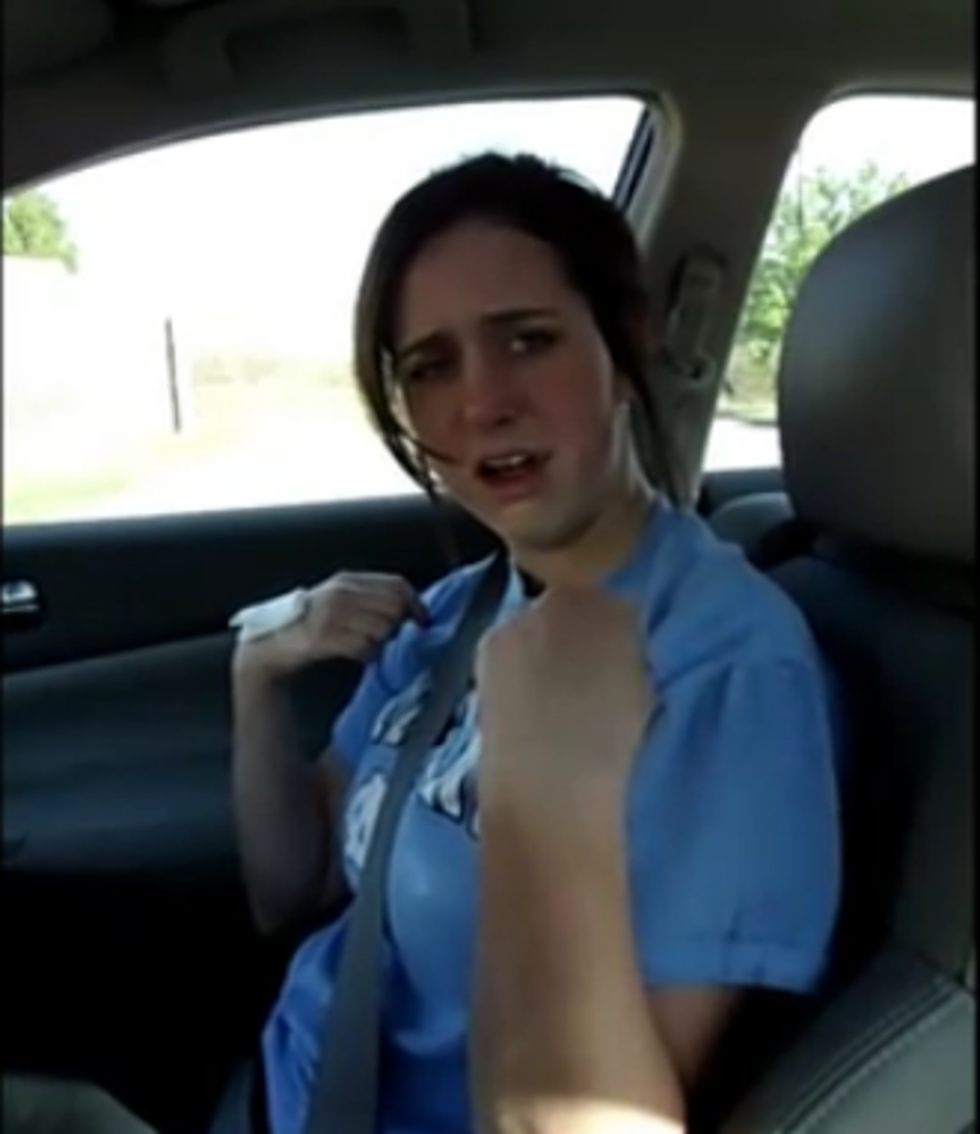 A Little Gas and a Shot and She Thinks She is a Wizard from the “Harry Potter” Movies [VIDEO]