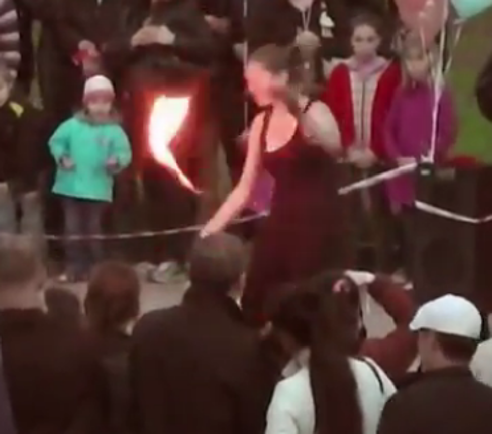 Fire Dancing Routine Turns Into Human Torch [VIDEO]