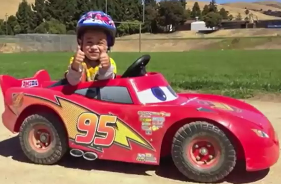 Evan’s Lightning McQueen Powerwheels Modified Thanks to Dad [VIDEO]