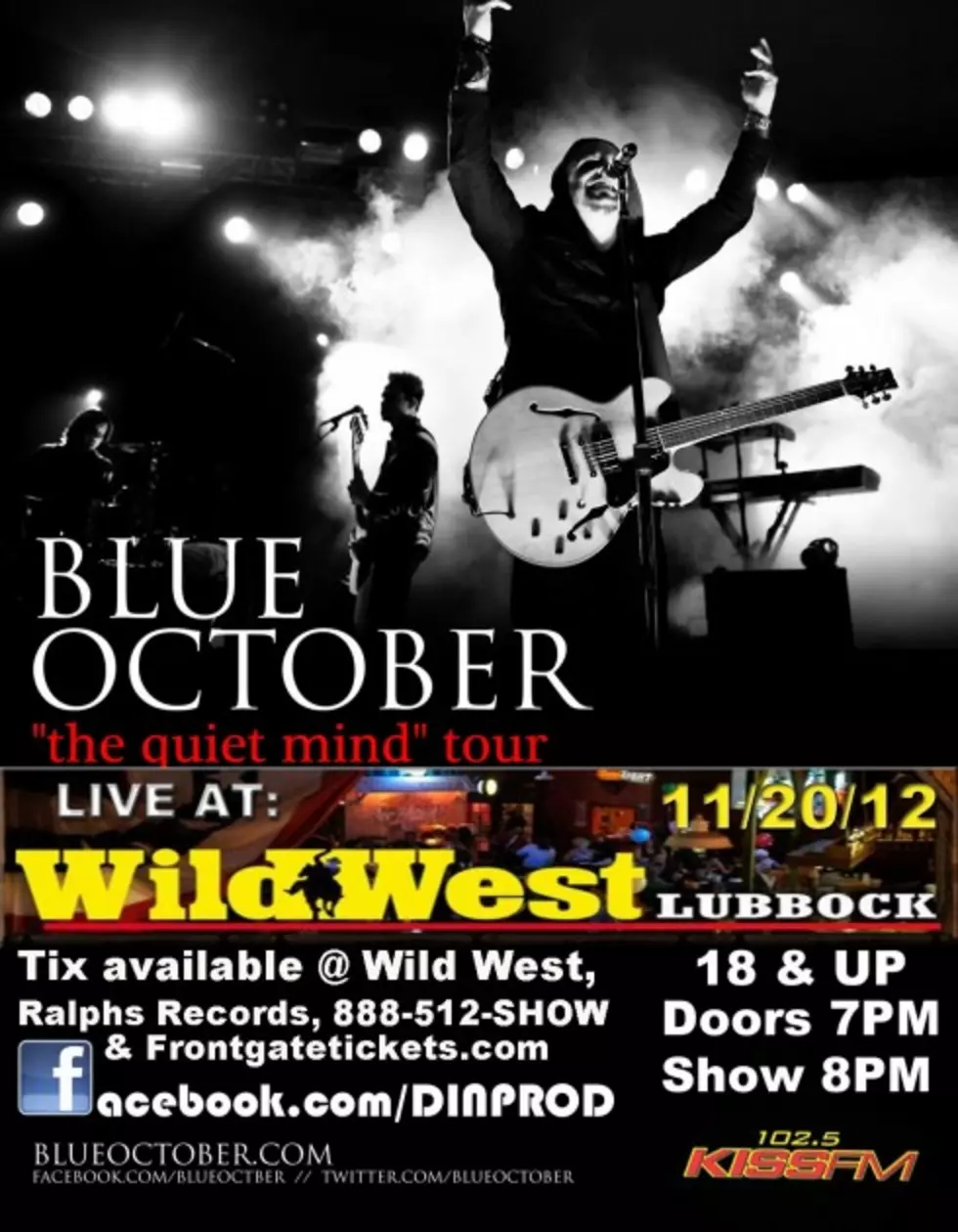 KISS FM Presents Blue October Live for our Blue Ball [VIDEO]