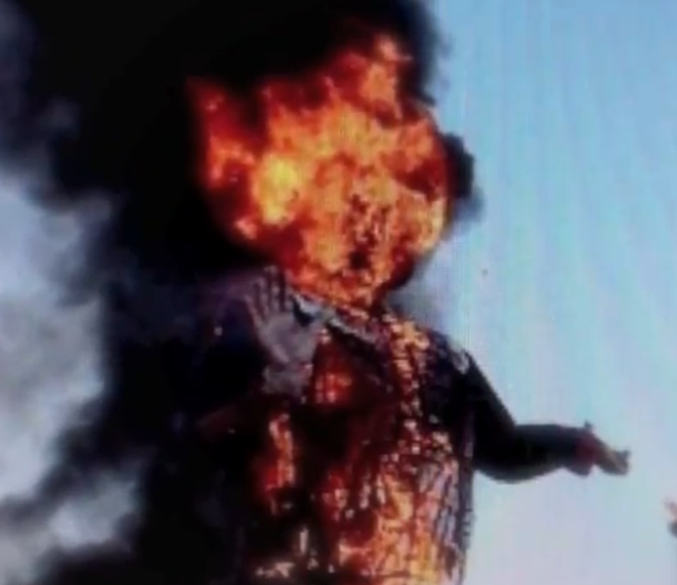 Big Tex Goes Up in Flames! R.I.P. Old Friend [VIDEO]