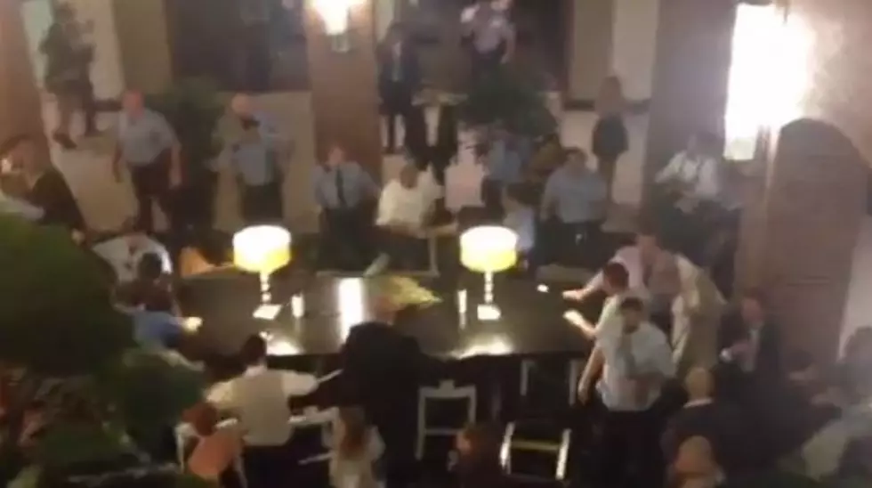 &#8220;Did they Just Deck the Bride?&#8221; What a Way to Wrap up a Wedding! [VIDEO]