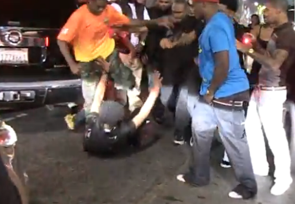 A Vicious Beatdown Caught On Camera Outside a L.A. Nightclub [VIDEO] NSFW