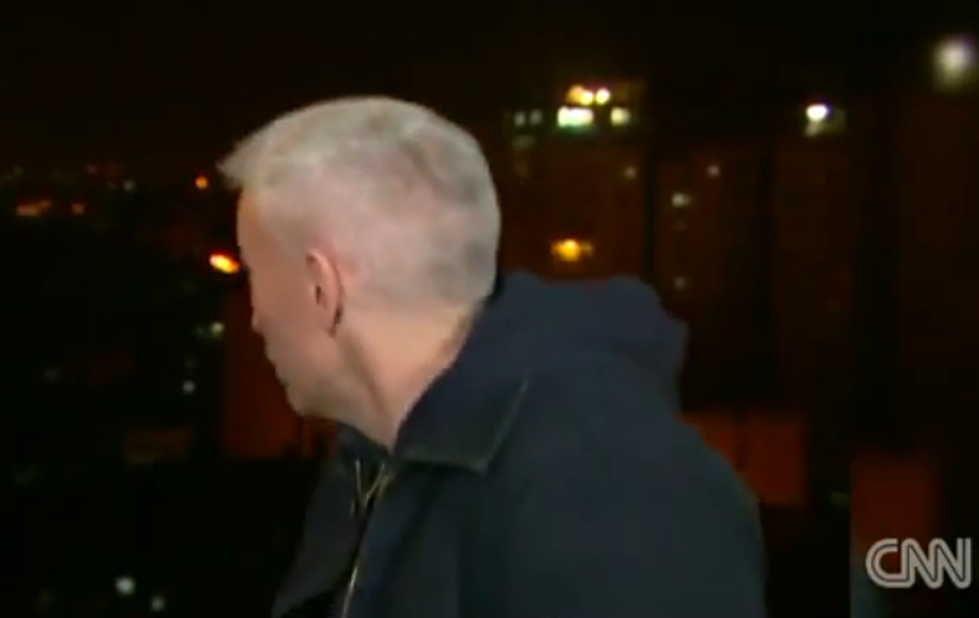 Too Close For Comfort: A Bomb Explodes Next To Anderson Cooper While He is Live [VIDEO]