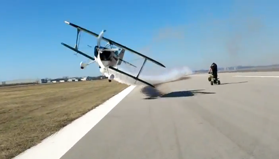 A 200 MPH Close Call With A Plane NSFW [VIDEO]