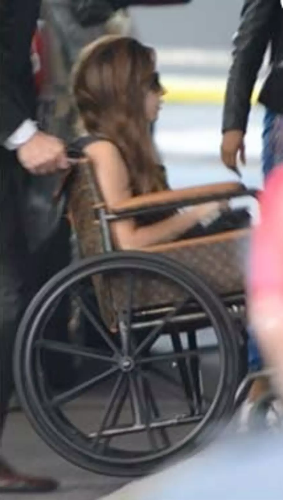 Lady Gaga’s Louis Vuitton Wheelchair