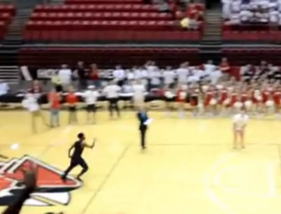 Four Shots From Half-Court: Make It and This Semester&#8217;s Tuition is FREE! [VIDEO]