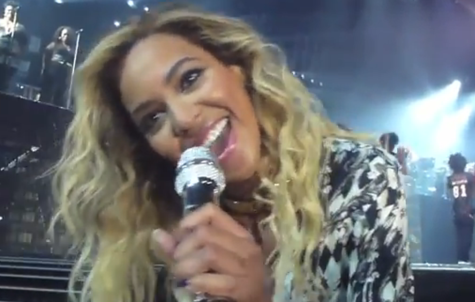 Beyonce Sings Happy Birthday to a Lucky Fan in the Middle of a Sold Out Show [VIDEO]