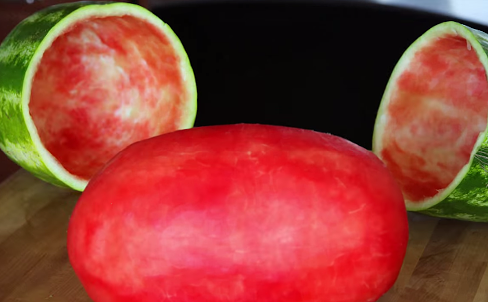 This Could Be Fun for Halloween — How to Skin a Watermelon [VIDEO]
