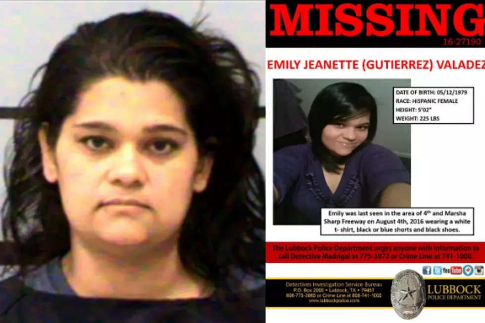 UPDATE: Lubbock Police Find Emily Valadez, Then Arrest Her