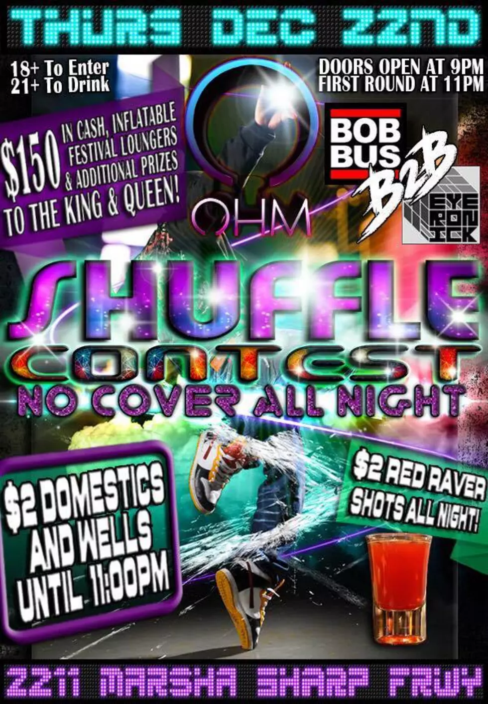 Lubbock&#8217;s Club Ohm to Host Shuffle Dance Competition This Thursday