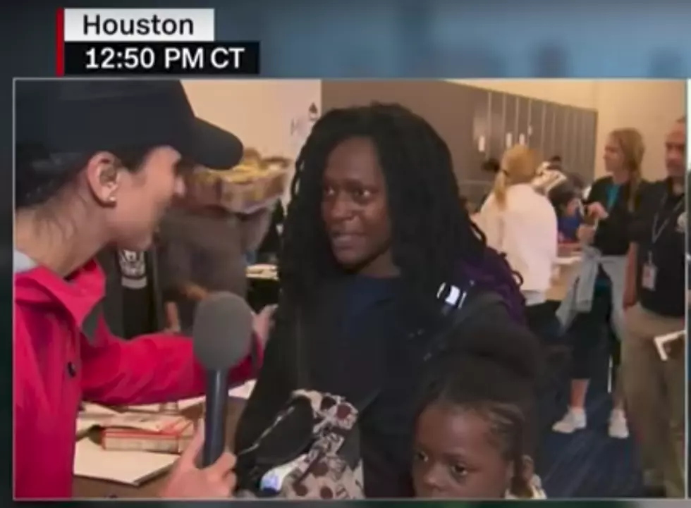 Hurricane Harvey Victim Tells a Reporter Like It Is [STRONG LANGUAGE]