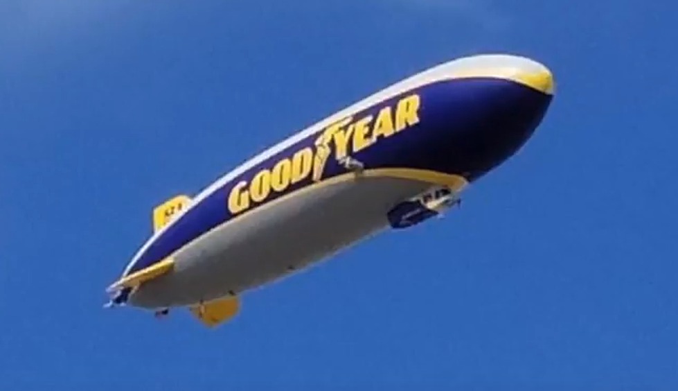 Lubbock Photographer Captures One-of-a-Kind Image of the Goodyear Blimp